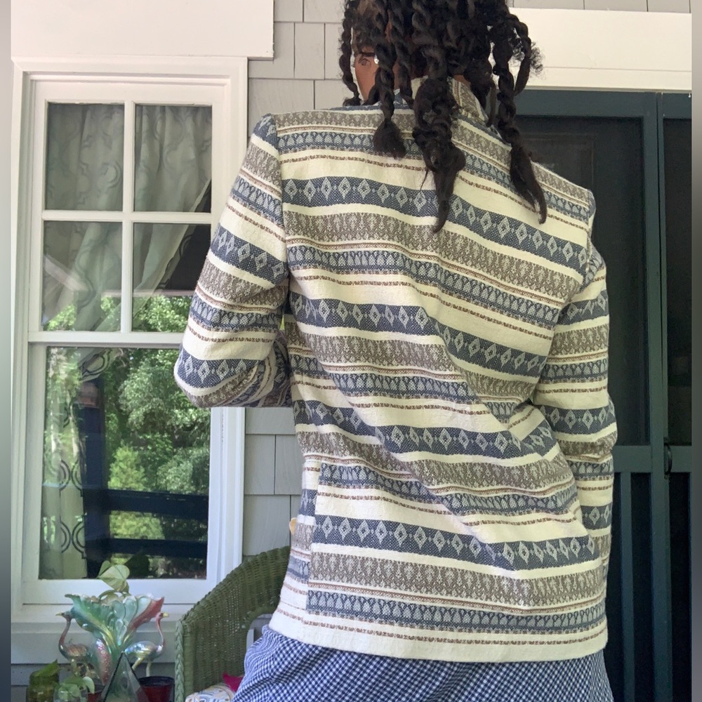 Patterned Blazer - image 3